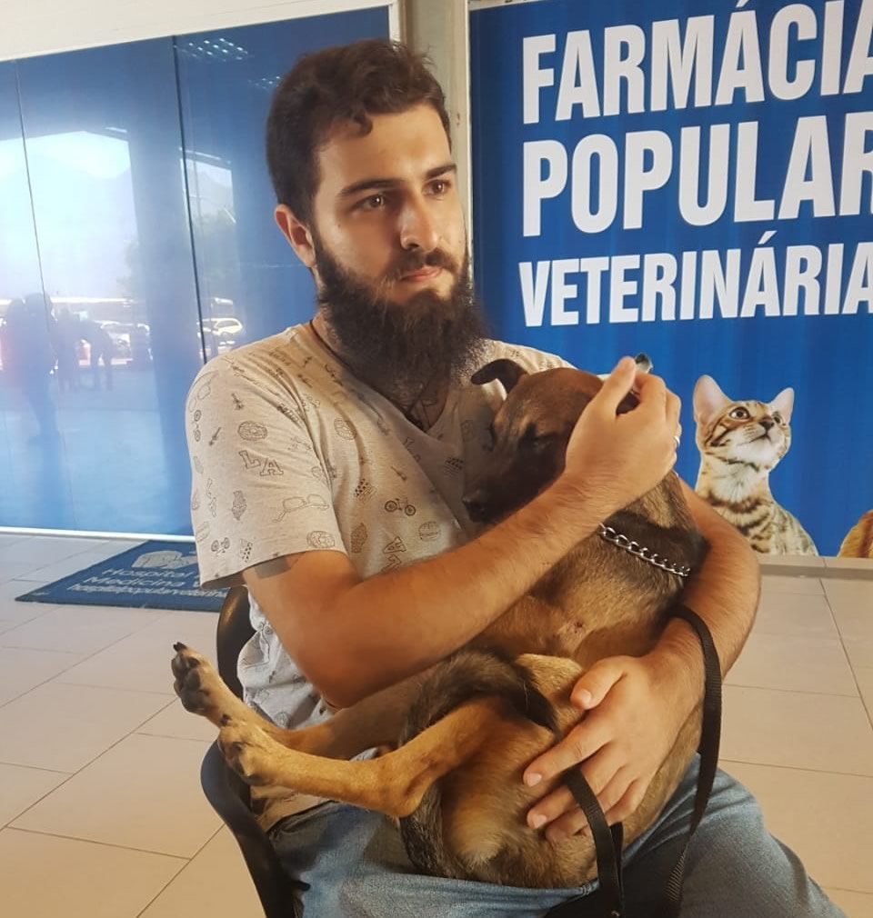 Primeira ida ao veterinário - Godô